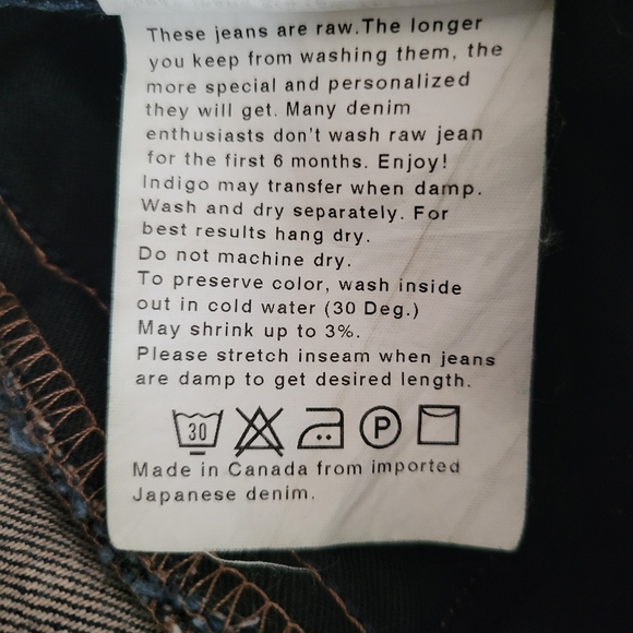 Naked & Famous Weird Guy Denim Jeans Size 30 - Picture 9 of 10